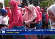 Istri Bupati Agung Ikuti Lomba Tradisional