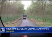 Angkutan Batubara Lintasi Jalan Poros