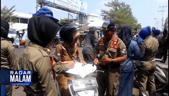 PNS Dan Pelajar Di Lampung Utara Terjaring Razia Satpol PP