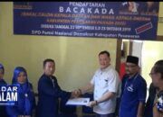 Aries Sandi Kembalikan Berkas Pencalonan NasDem