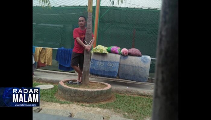 Pasal Utang, Sipir Ikat Napi Dipohon