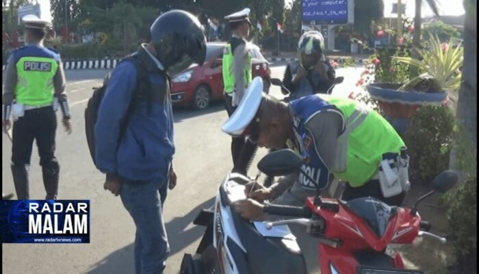 Pelajar Dominasi Pelanggaran Lalulintas Pada Operasi Patuh Krakatau