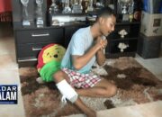 Duel Lawan Begal, Pemuda Dibacok