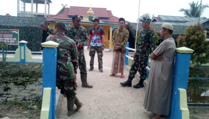 Terus Kejar Persentase Penimbunan Jalan dengan Sirtu, Dandim 0314/Inhil Tinjau Lokasi Sasaran