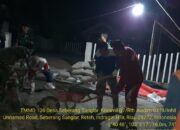 Malam yang Gelap Bukan Jadi Halangan, Satgas TMMD ke-106 Kodim 0314/Inhil Lembur