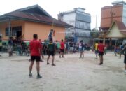 Peringati Hari Sumpah Pemuda, Satgas TMMD dan Masyarakat Gelar Volly Cup Desa Sanglar