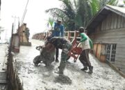 Satgas TMMD ke-106, Sasaran Fisik Lanjut Tahap Pemasangan Mal Tiang Pagar