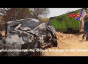 VIDEO Lakalantas Maut Truk vs Grandmax Lamteng Korban Tewas Terpanggang