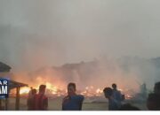 Pasar Simpang Propau Dilahap Si Jago Merah