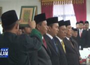 Empat Pimpinan Definitif Disumpah