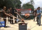 8 Ton Garam Selundupan Dimusnahkan