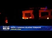 Empat Ruangan SMPN 1 Sungkai Selatan Lampung Utara Terbakar