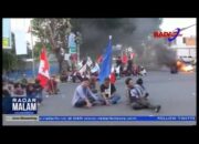 Bermalam Di Pemprov, Demo Ricuh