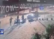 Begal Fly Over Terekam CCTV