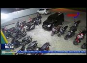 Terekam CCTV, Komplotan Curanmor Gasak Motor Jamaah Masjid