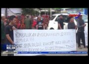 Pasar Way Halim Bergolak, Warga Demo Pencopotan 10 Satpam dan Pungli