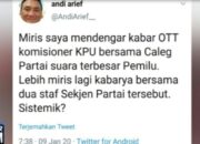 OTT KPK, Andi Arief Menohok Hasto