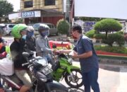 IJTI Pengda Lampung Bagikan Masker