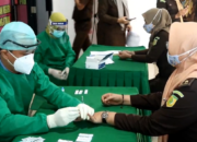 60 Pegawai Kejari Lampung Utara Jalani Rapid Test