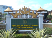 Hakim PT Tanjung Karang Vonis Kurir Sabu Hukuman Seumur Hidup