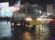 Cegah Covid-19, Polresta Semprot Disinfektan di Jalur Sepeda