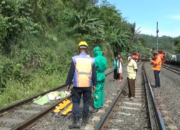 Pria Anonim Tewas Mengenaskan di Perlintasan Kereta Api