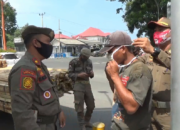 Puluhan Warga Lampung Selatan Terjaring Tak Pakai Masker