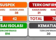 Tambah 21, Total Konfirmasi Positif 799 di Lampung