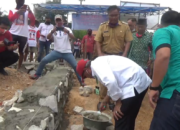 Bupati Peletakan Batu Pertama Pembangunan Masjid Syuhada