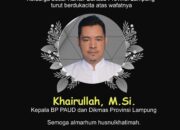 Inalillahi, Kepala BP PAUD Dikmas Lampung Meninggal Dunia