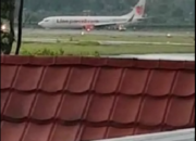 Lion Air Keluar Landasan Pacu Radin Inten II, 7 Awak dan 128 Penumpang Selamat