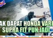 Lagi, Pemuda Gasak Motor Jemaah Saat Solat Subuh : Supra Fit Bodolpun Digasak