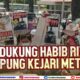 Pendukung Habib Rizieq Kepung Kejari Metro Minta Jaksa Batalkan Dakwaan