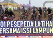 Ratusan Pesepeda Latihan Bersama ISSI Lampung