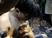 Dua Jambret Bergolok Babak Belur