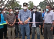 Bupati Lampung Tengah Musa Ahmad Resmikan Pasar Kuliner Karang Endah