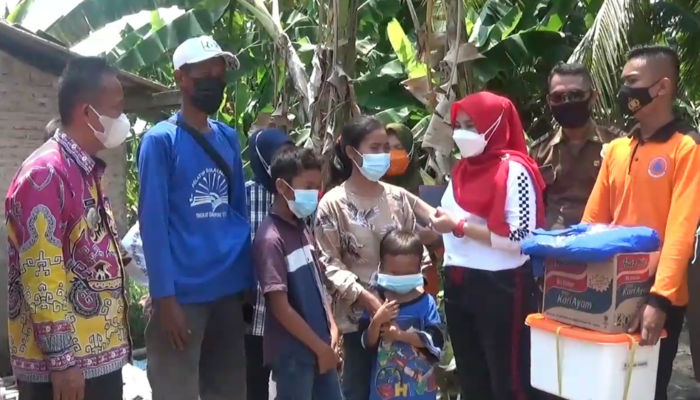 Rumah Korban Puting Beliung Dibangun