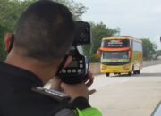 Terekam Speed Gun di JTTS, Pengendara Kaget Ditilang