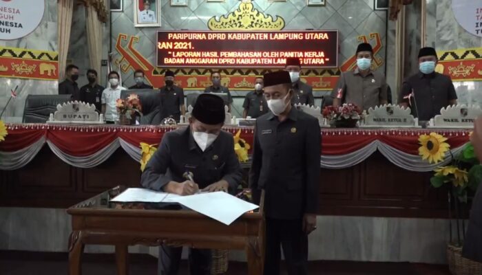 RAPBD-P Lampung Utara 2021 Diprediksi Defisit Rp 190 Miliar