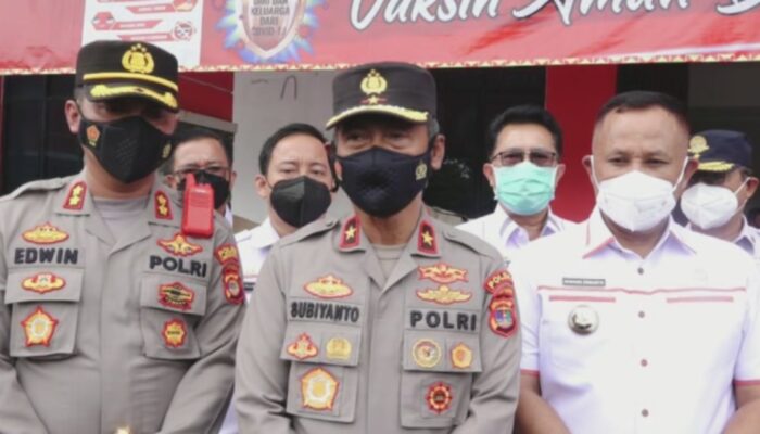 Vaksinasi Lampung Selatan, Wakapolda Sorot Dropping Lambat