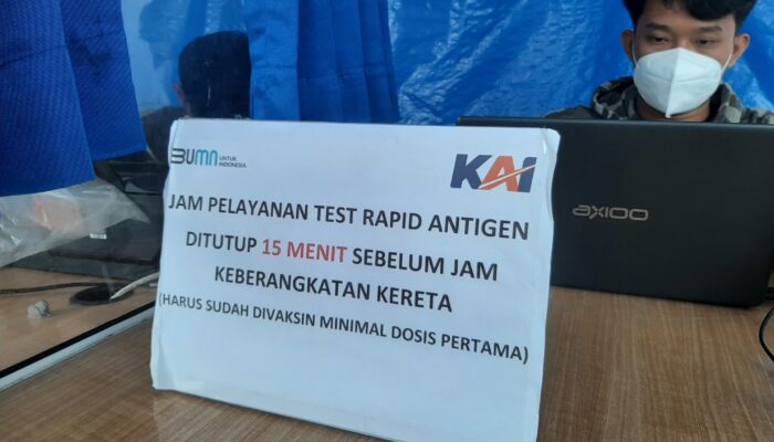 13 Menit Sebelum Keberangkatan, Stasiun KA Tanjung Karang Tak Layani Rapid Tes Antigen