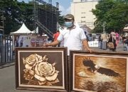 Lukisan Ampas Kopi Lampung Tembus Pasar Dunia