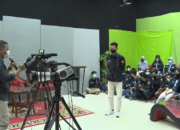 Mahasiswa Komunikasi UTB Praktek Jurnalistik ke Radar Lampung TV