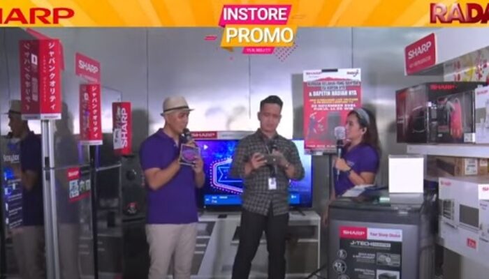 In Store Promo SHARP : Tinggi Antusiasme Warga Lampung