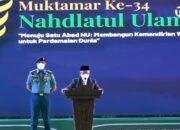 PENUTUPAN MUKTAMAR NU KE-34,    WAPRES MA’RUF AMIN : NU Mitra Pemerintah Paling Setia!
