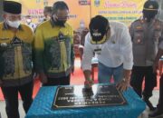 Musa Ahmad Resmikan Pasar Kampung Bandar Agung