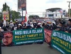 Muslim Lampung Utara Bergerak, Desak Menag Yaqut Dicopot