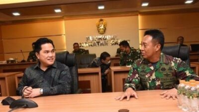 Menteri BUMN dan Panglima TNI Positif Covid