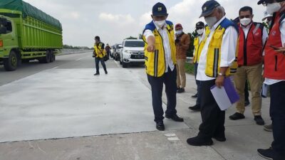 Sidak Menteri PUPR, Ruas Tol Lampung Banyak yang Rusak