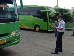 Pastikan Layak Jalan, Dishub Inspeksi Keselamatan Bus